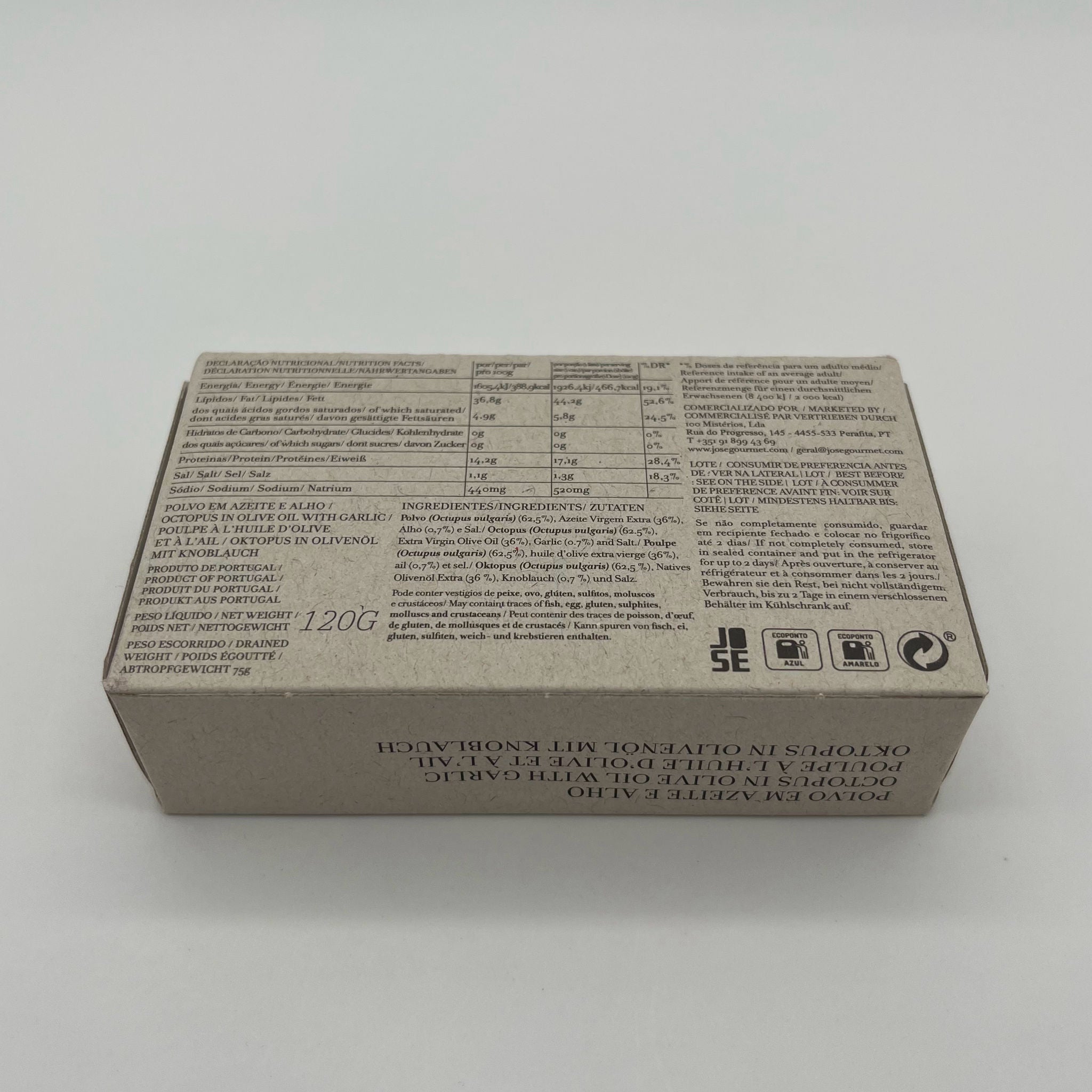 JOSÉ Octopus in Olive Oil and Garlic