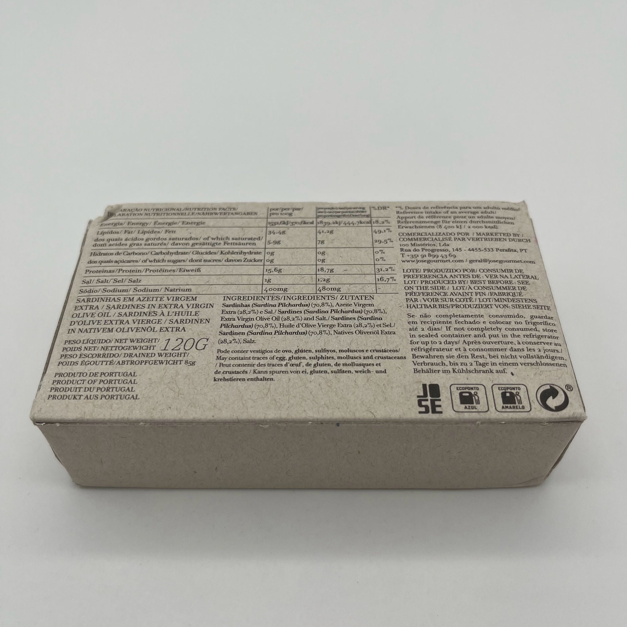 JOSÉ Sardines in Extra Virgin Olive Oil