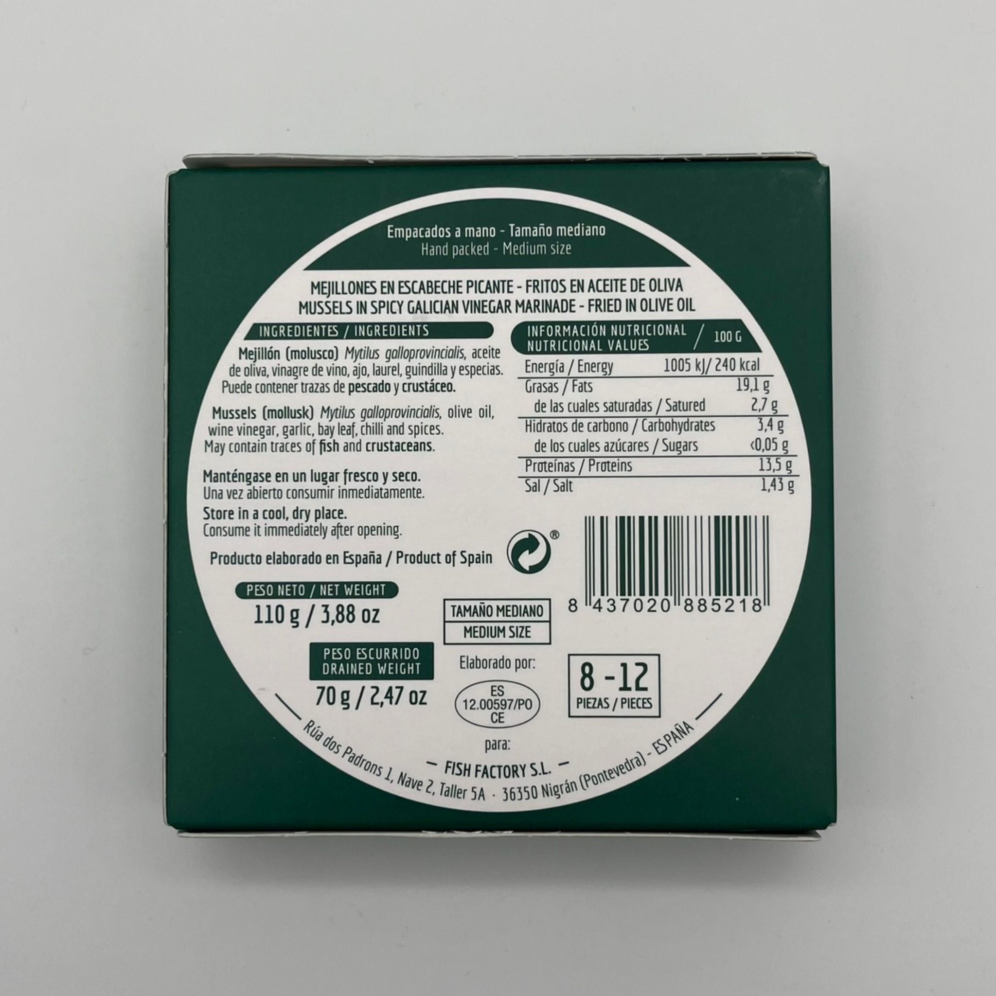 La Curiosa Mussels in Spicy Pickled Sauce