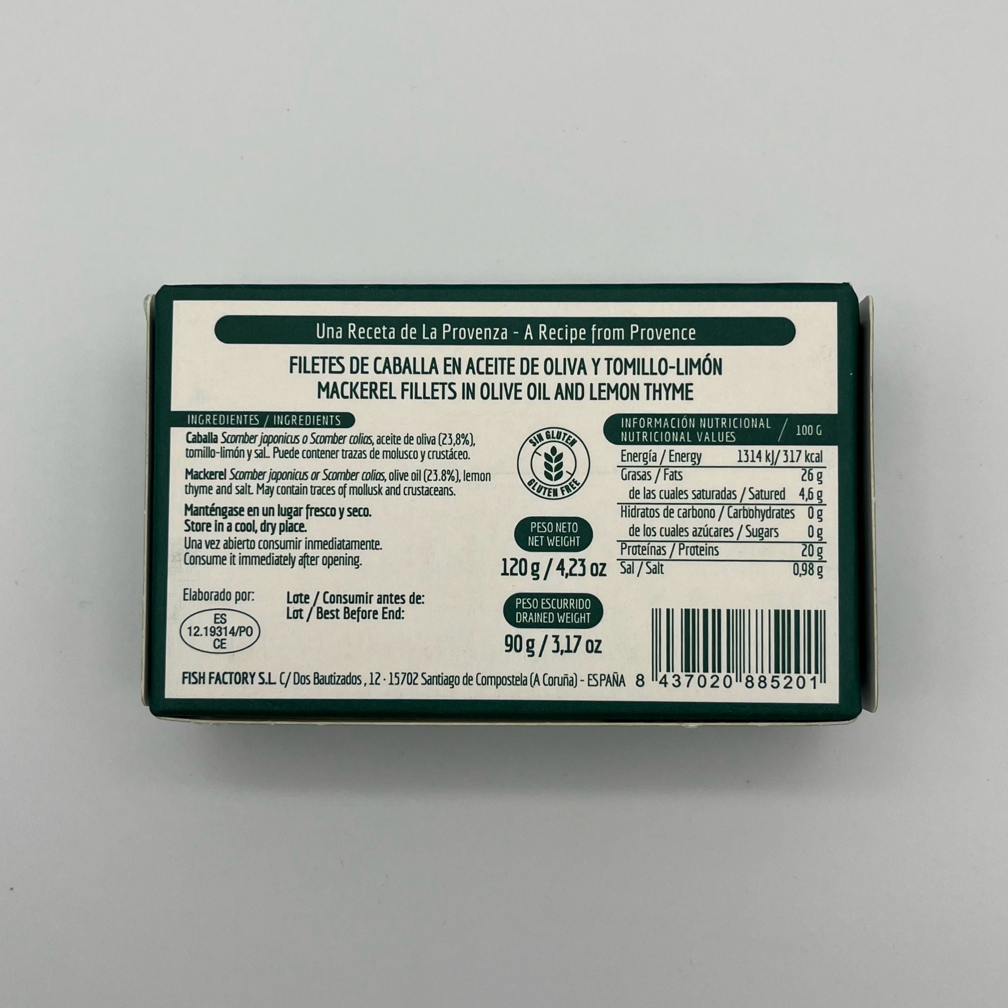 La Curiosa Provencal Mackerel Fillets