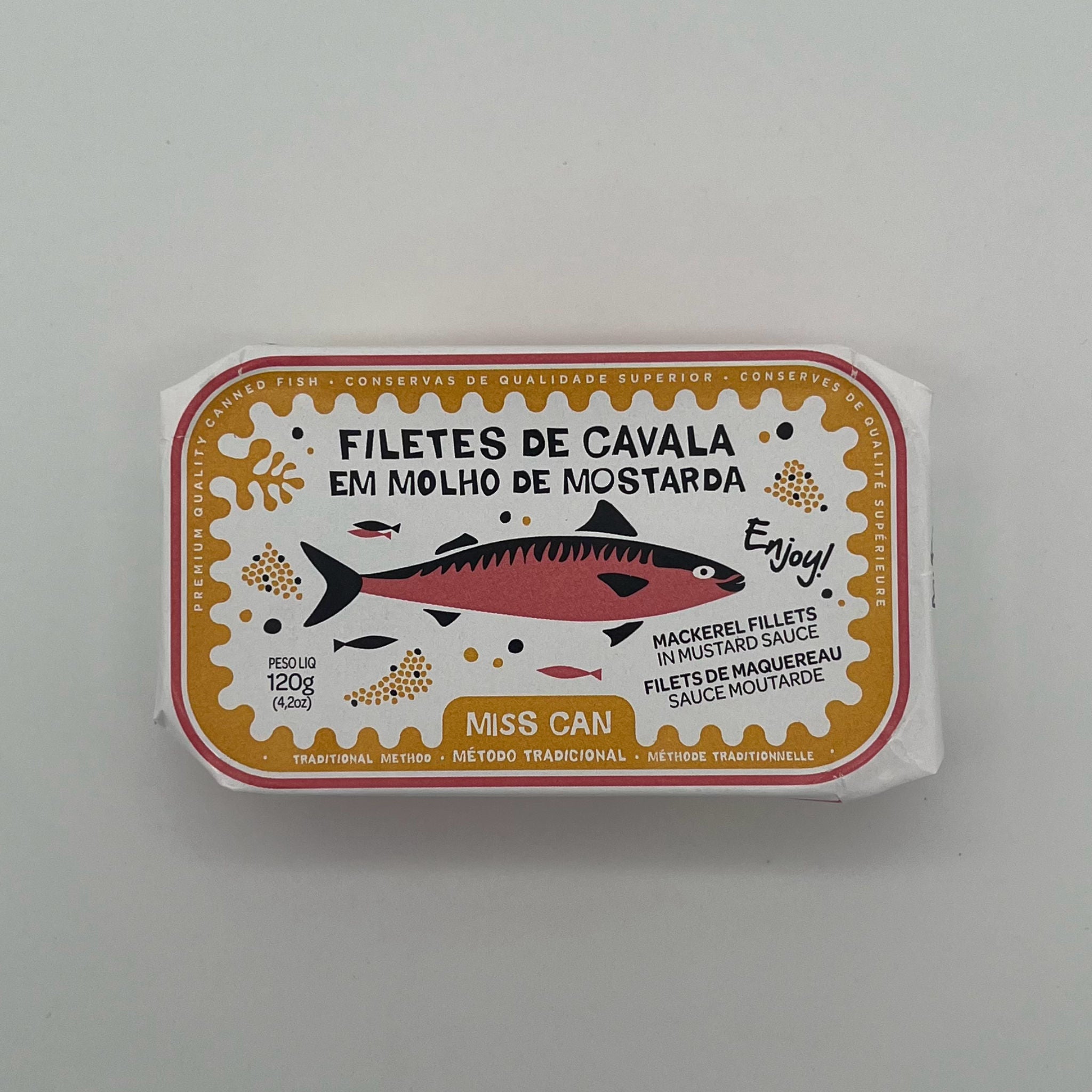 Miss Can Mackerel Fillets with Mustard Sauce