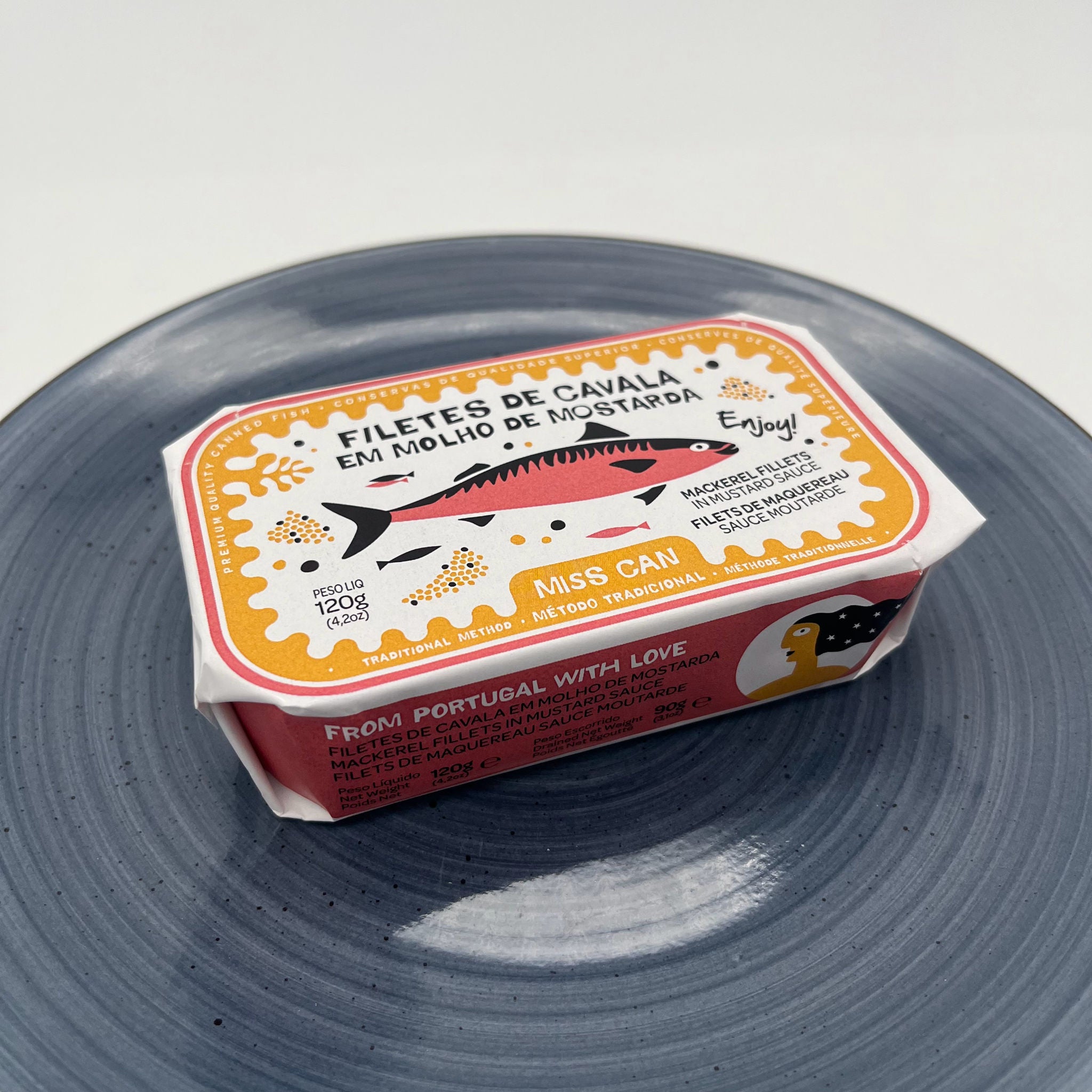 Miss Can Mackerel Fillets with Mustard Sauce