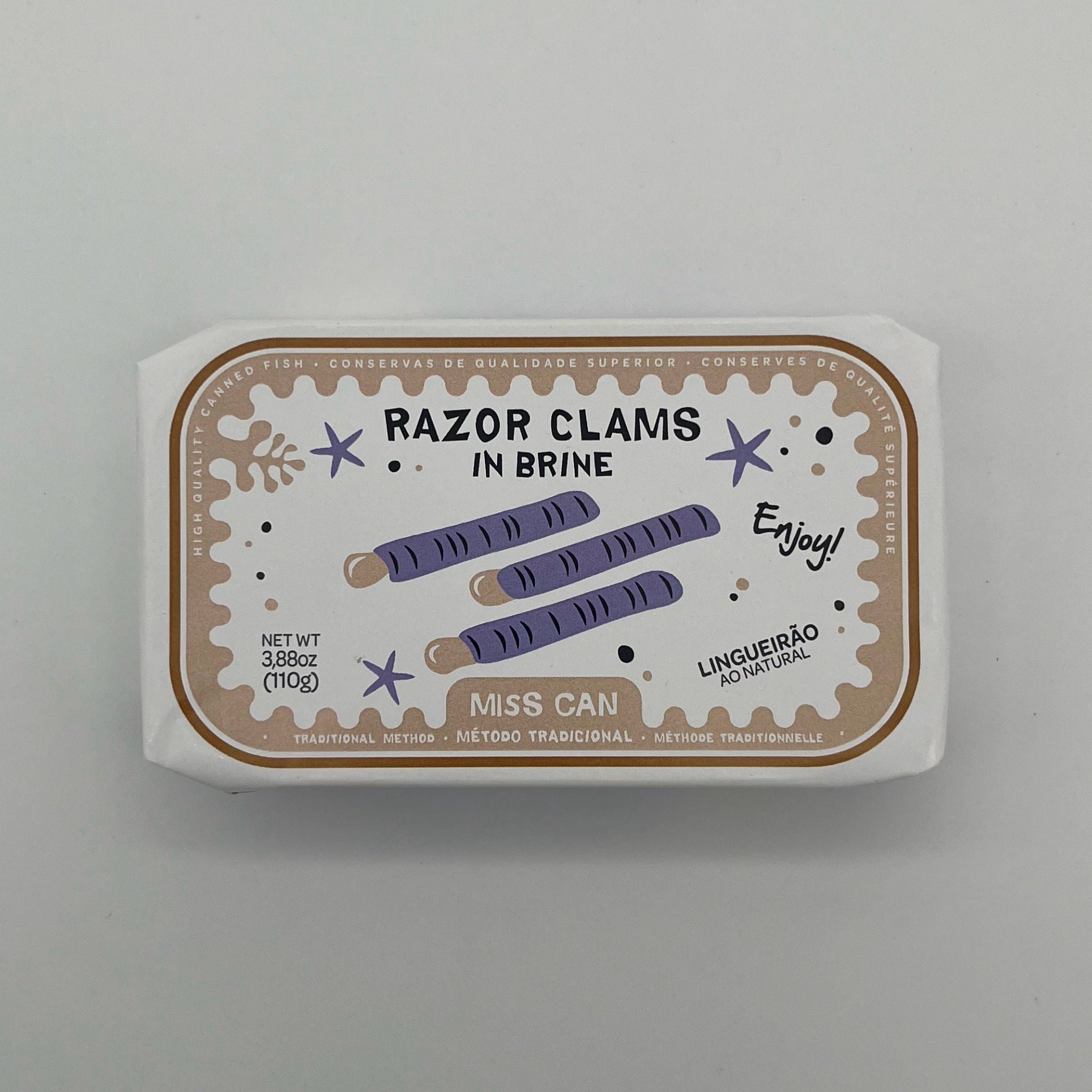 Miss Can Razor Clams in Brine