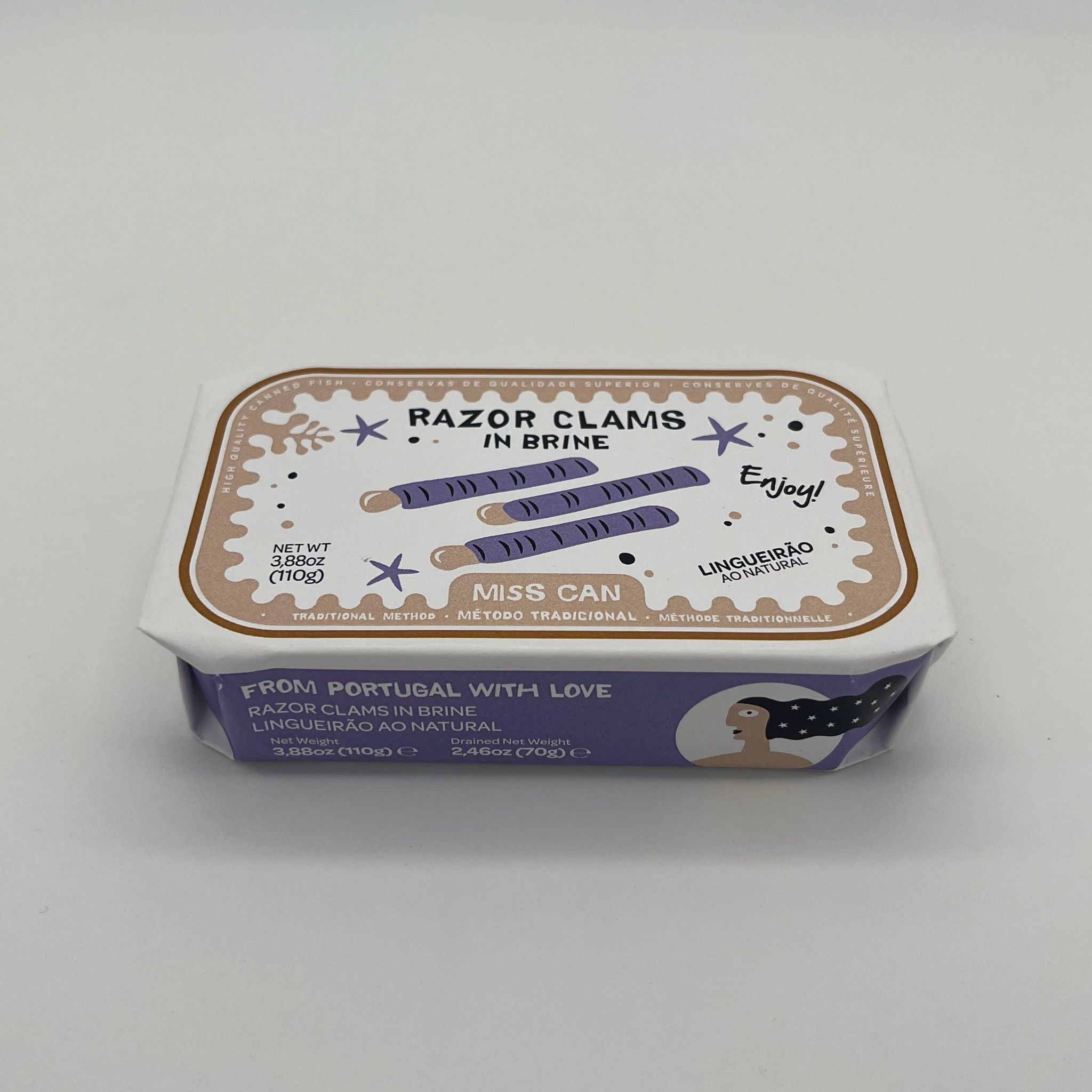 Miss Can Razor Clams in Brine