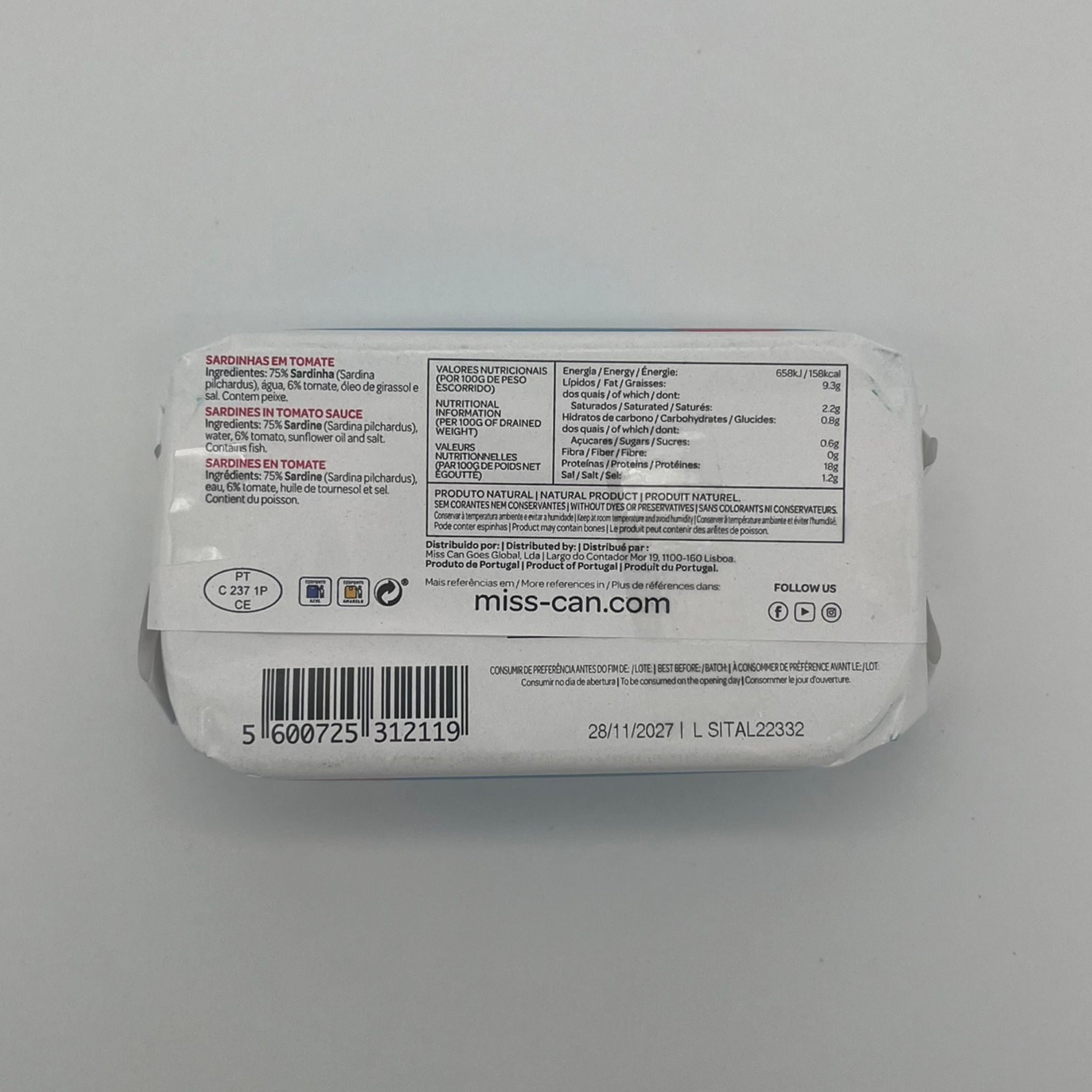 Miss Can Sardines in Tomato Sauce