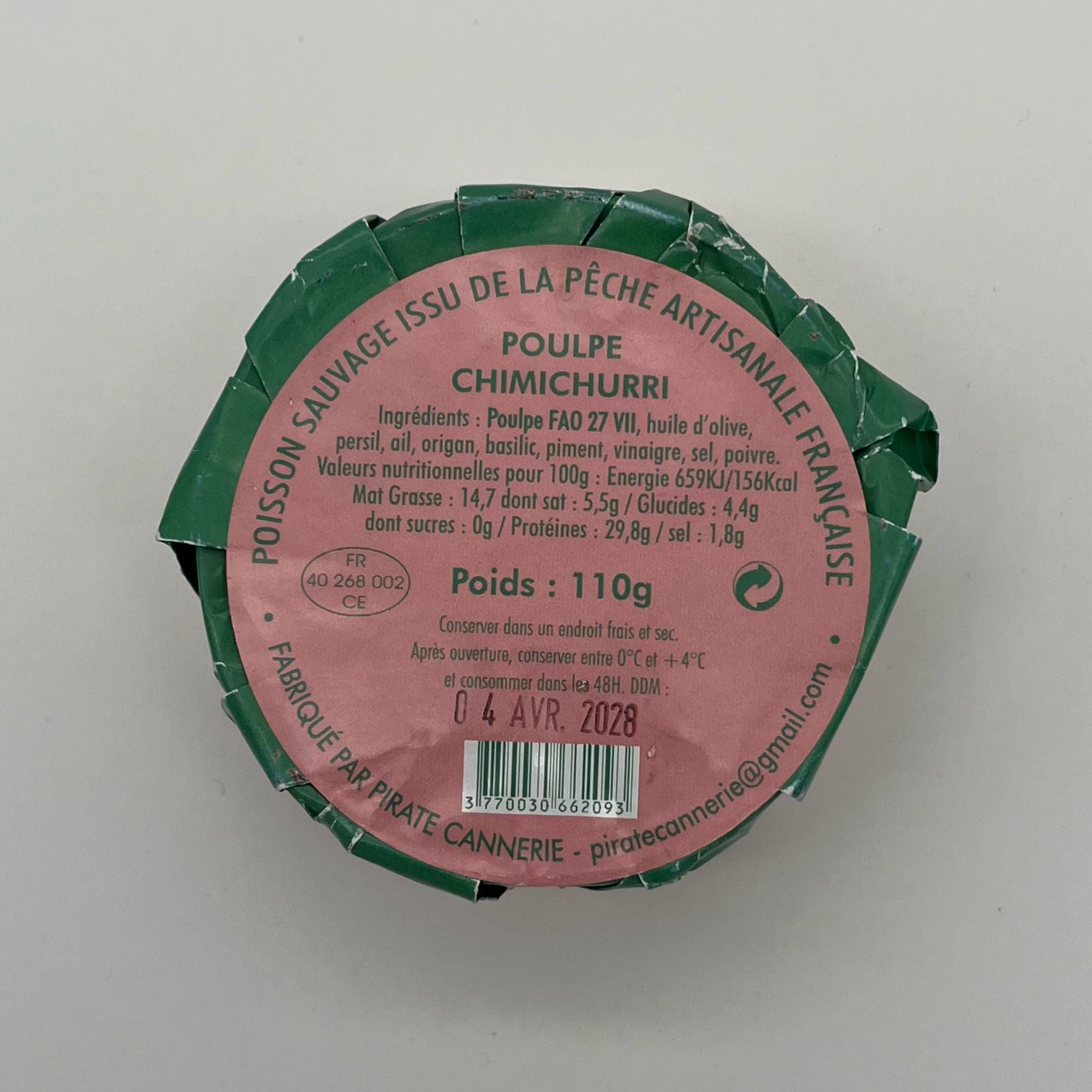 Pirate Cannerie Chimichurri Octopus