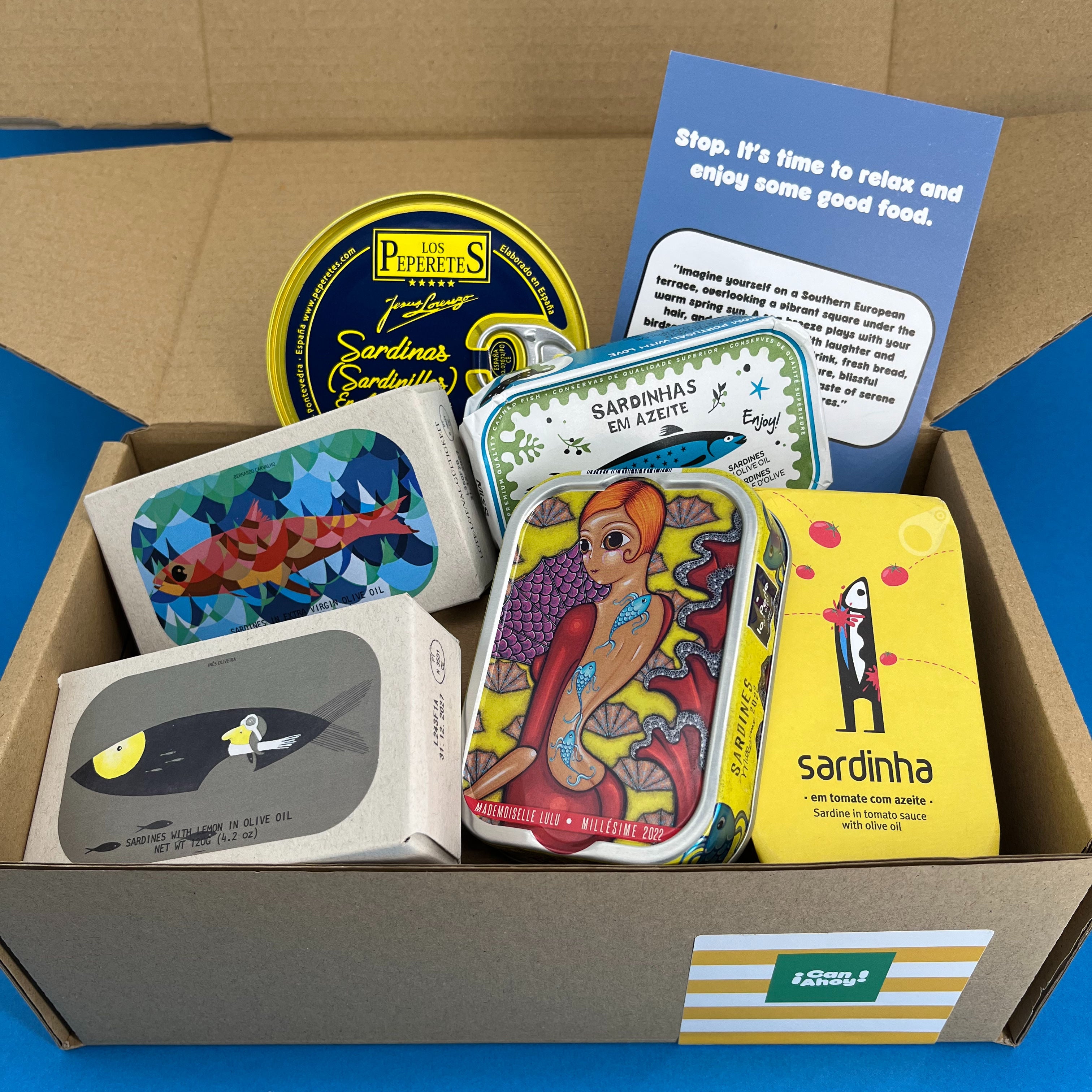 ¡Can Ahoy! Sardine Lovers Box