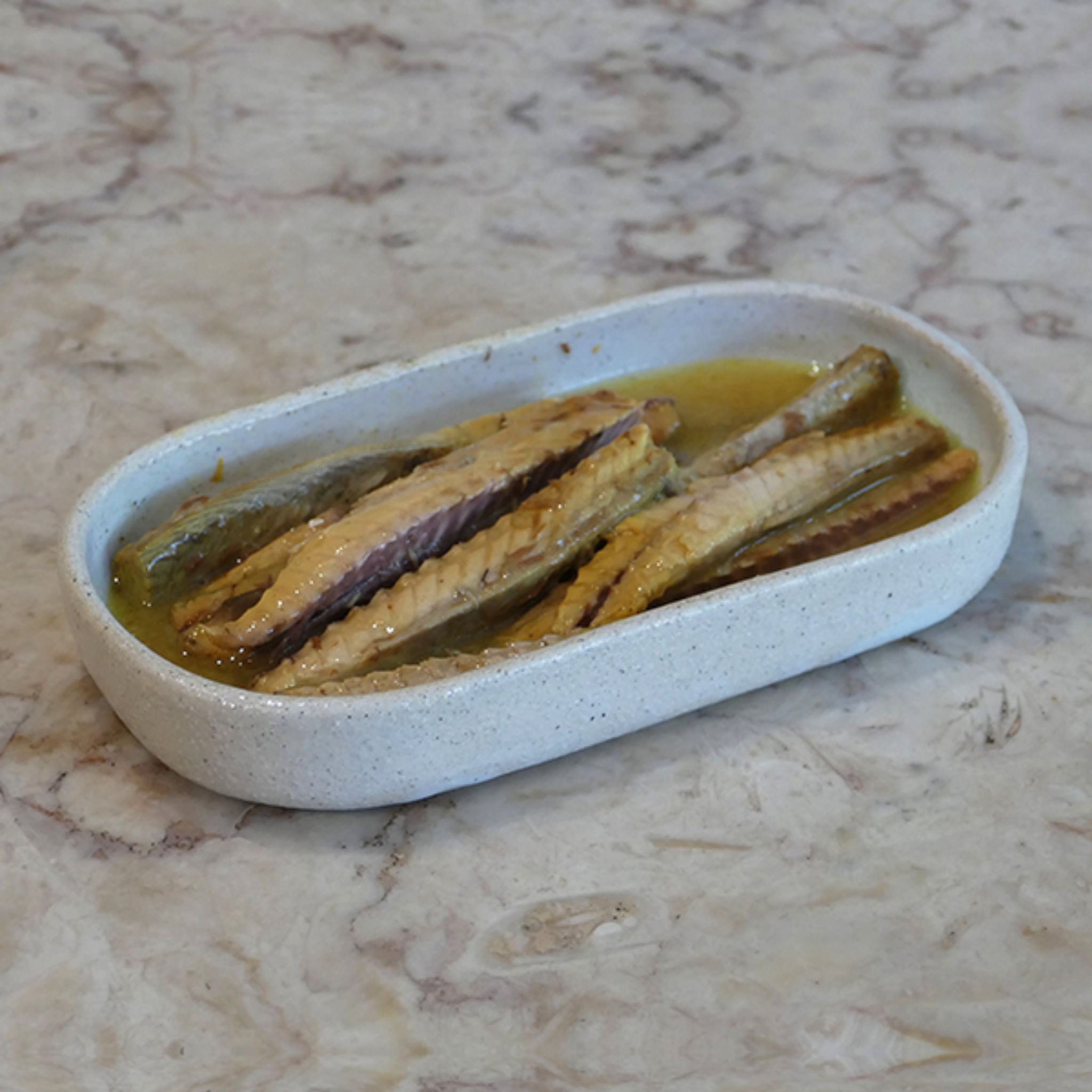 Miss Can Mackerel Fillets with Mustard Sauce