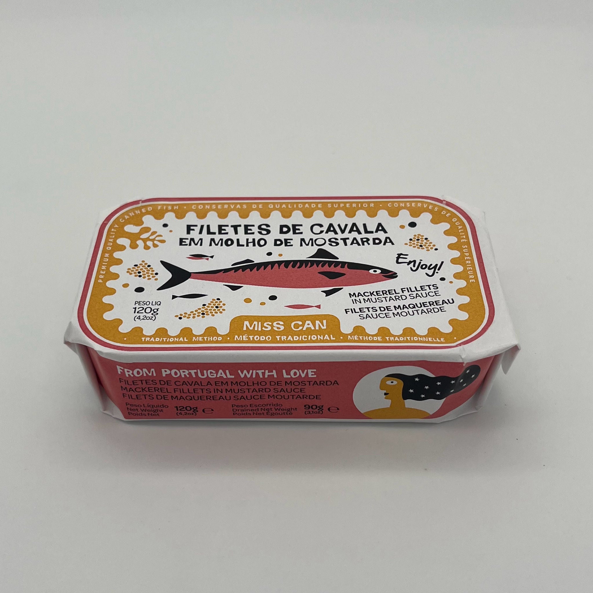 Miss Can Mackerel Fillets with Mustard Sauce